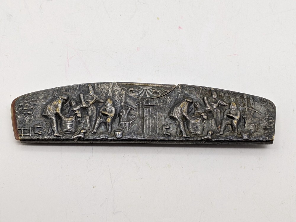 Vintage Repose Silver Comb Holder & Comb Marked DENMARK