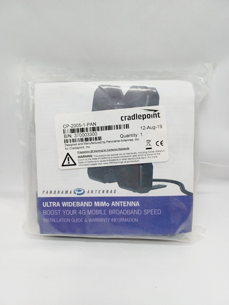 Cradlepoint Panorama 4G LTE Panel Patch Antenna CP-2005-1-PAN External