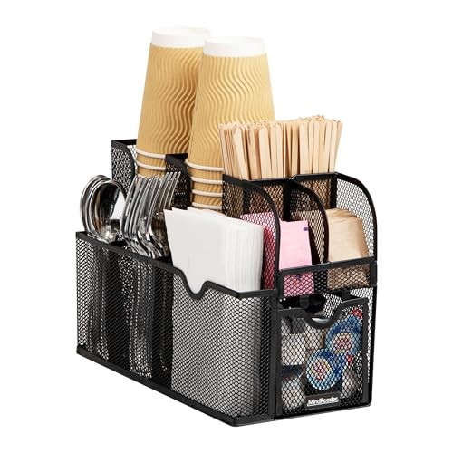 Countertop Organizer, Office Breakroom or Desktop Storage, 10-Compartment