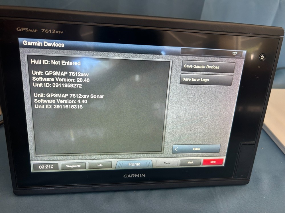 Garmin GPSMAP 7612XSV 12" plotter
