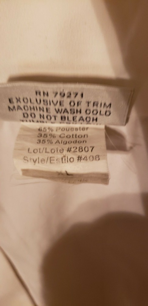 34" Lab Coat, Unisex, White color size XL