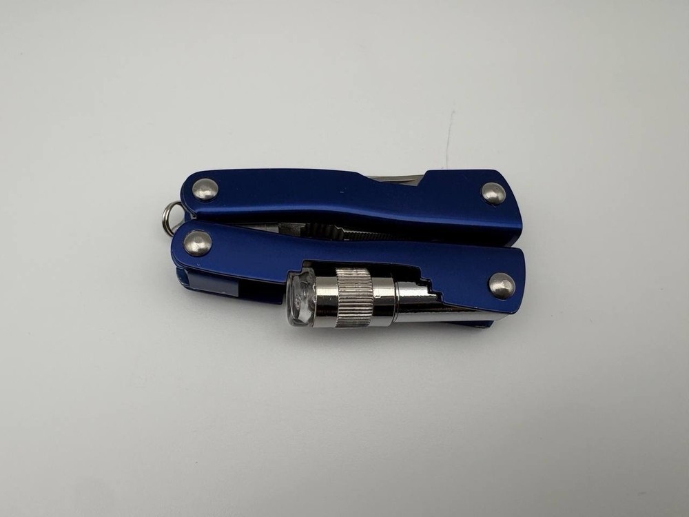 Blue Stainless Steel Multi-Functional Hand Tool Kit