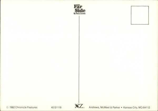 Gary Larson The Thagomizer Original Vintage Postcard