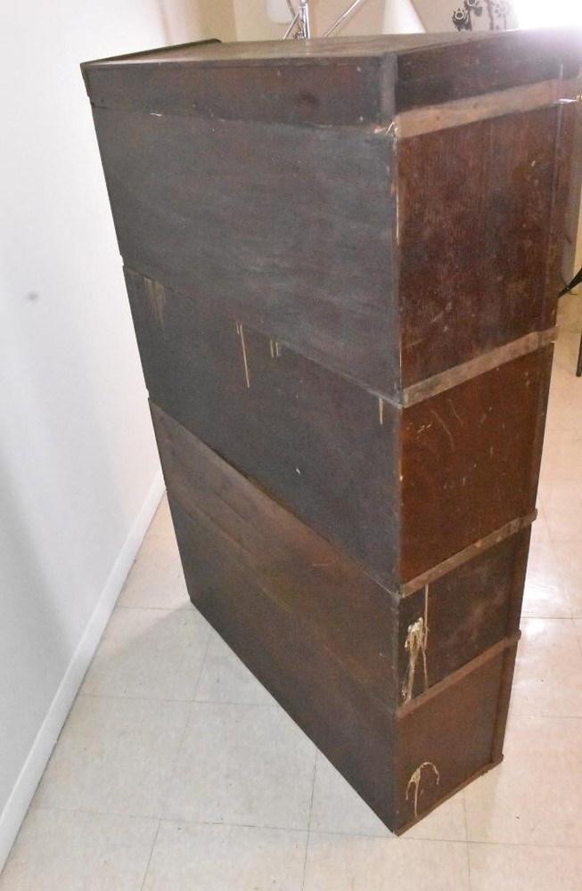 4 Section Oak Globe Wernicke Barrister Bookcase