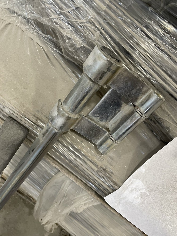 Pair UNIVERSAL 36" Steel Cargo Trailer Swing Door Hinged Bar Locks - TWO UNITS