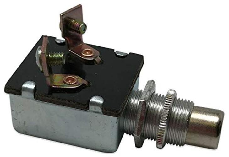 Universal Solenoid/Ignition Starter Momentary Push Button Switch - 12V 15 Amp