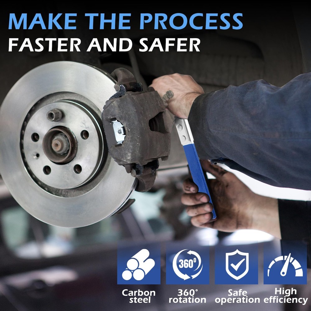 BXYJXL Brake Caliper Compression Tool,360° Adjustable Piston Compressor,...