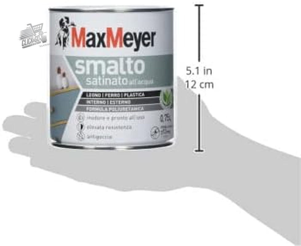 White Satin Polyurethane Water Enamel 0.75L