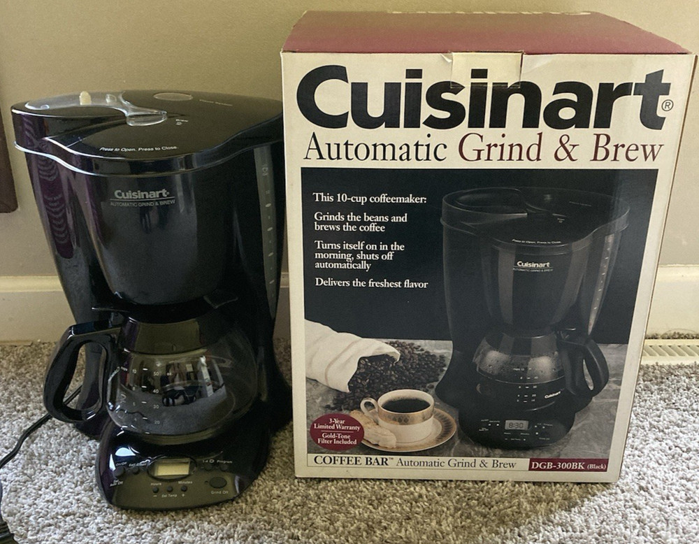 Cuisinart Coffee Maker Model DGB-300bk Gently Used Tested Working