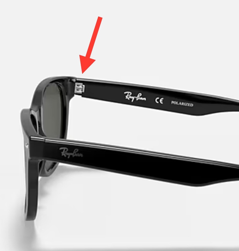 Ray Ban RB2184 Sunglasses Silver Replacement Temple Hinge Screw Genuine