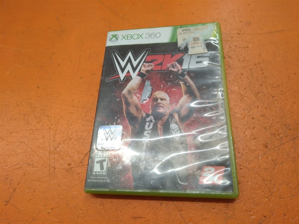 ⭐️⭐️⭐️⭐️⭐️ W2K16 Xbox 360 **Empty Case**