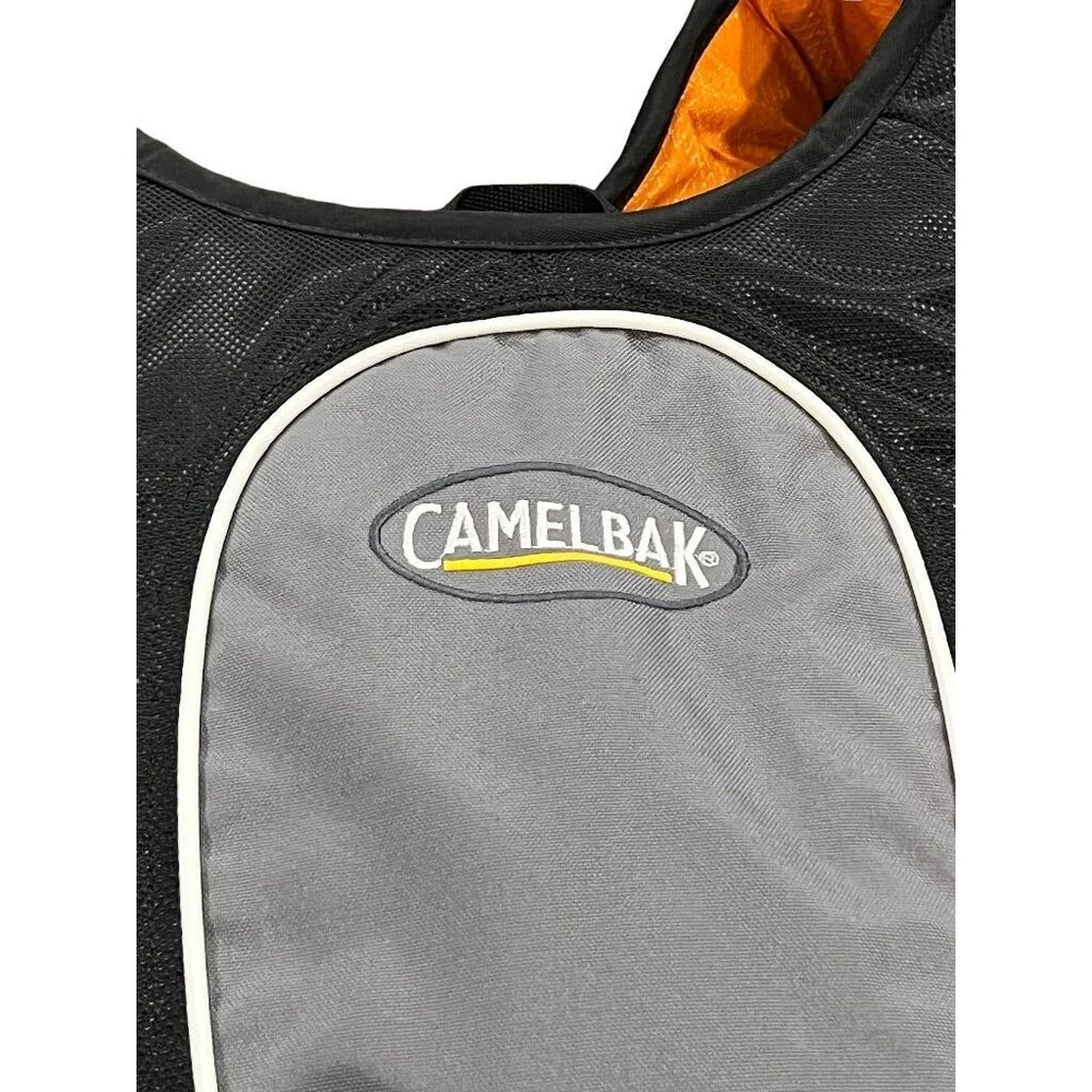 Camelback Snobowl Hydration Backpack No Bladder Orange Gray Black EUC