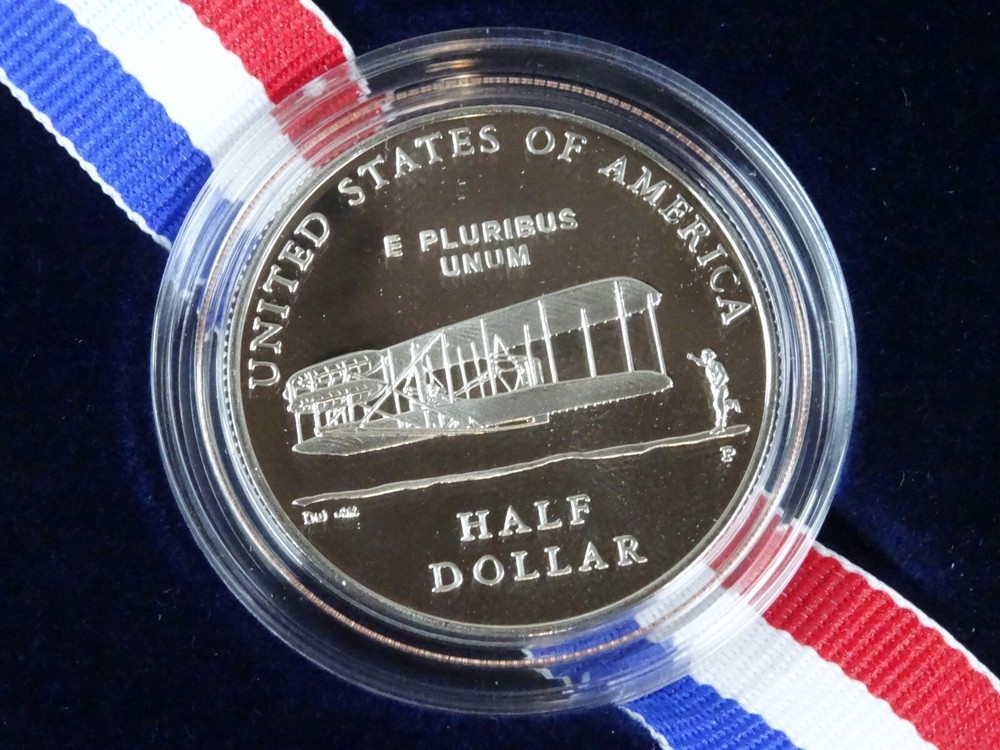 2003 P First Flight Wright Brothers Commemorative Half Dollar Proof US Mint 50C