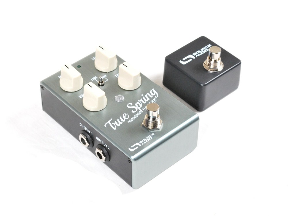 Used Source Audio SA247 True Spring Reverb Effects Pedal w/ SA167 Tap Switch