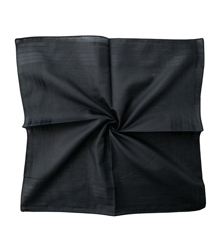 Men's Handkerchiefs 100% Cotton Solid White Hankies Set A02-6pcs