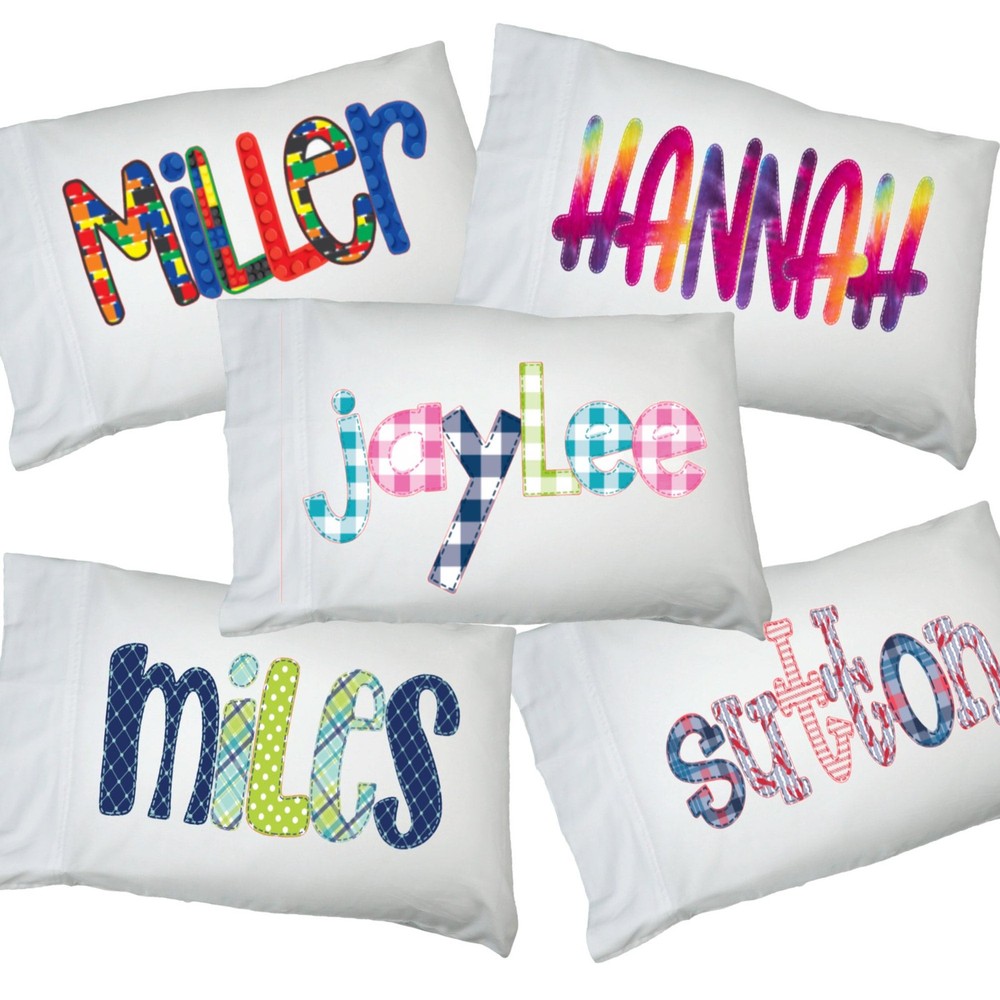 Alphabet Soup Personalized Pillowcases