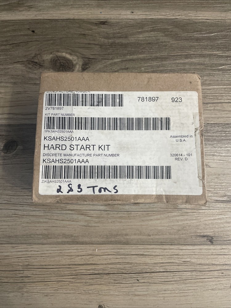 Carrier KSAHS2501AAA HARD START KIT -FREE SHIPPING-
