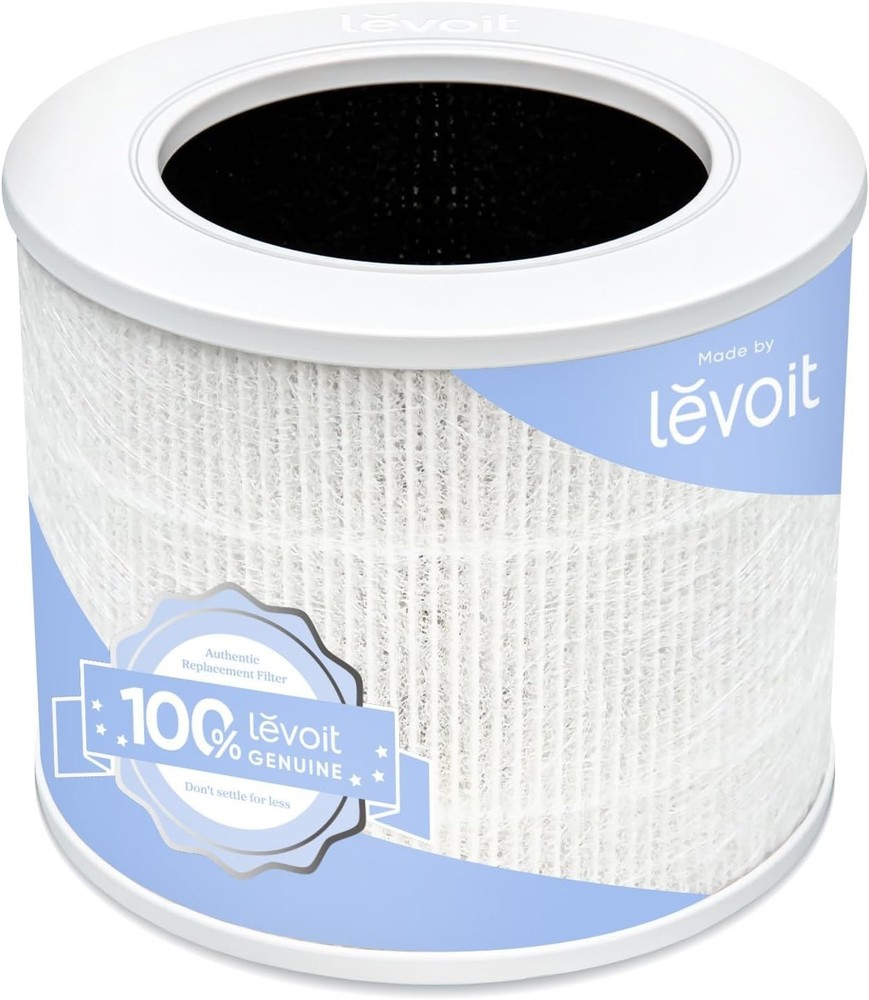 Genuine Levoit Core Mini-P Replacement Filter for Peak Air Quality - 3 Pack