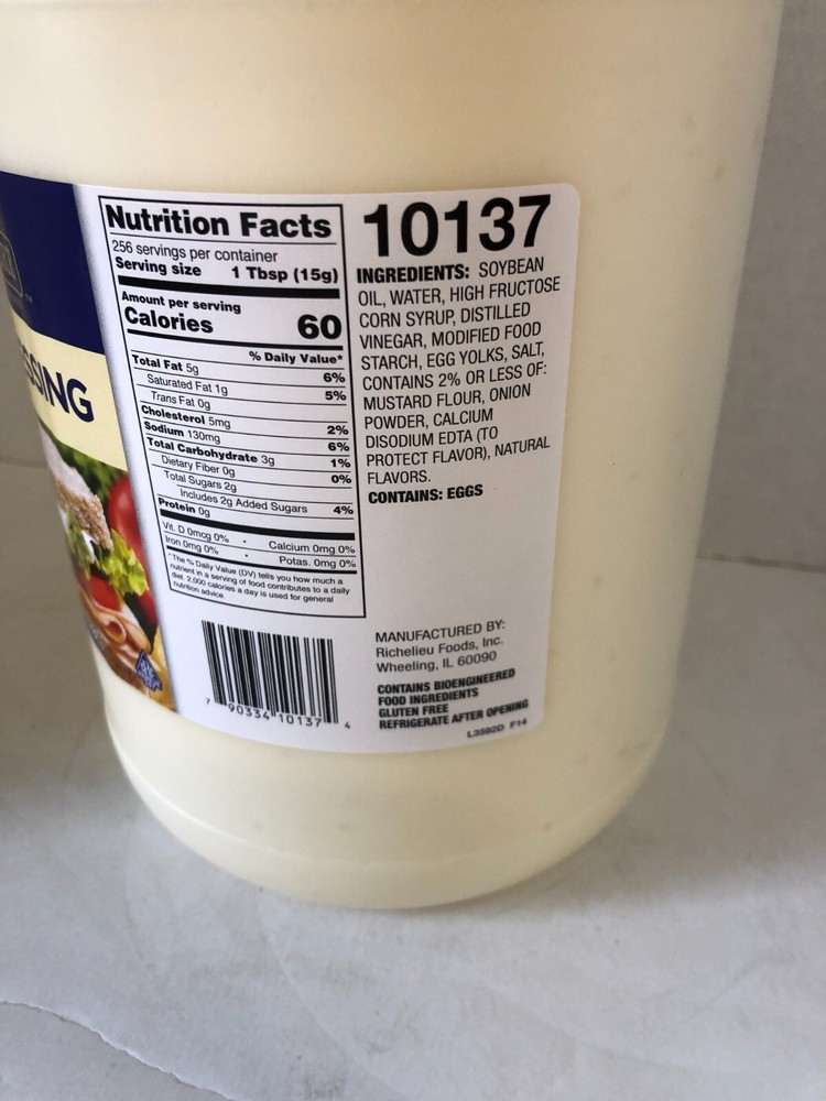Salad Dressing Bonne Chere 1 Gallon