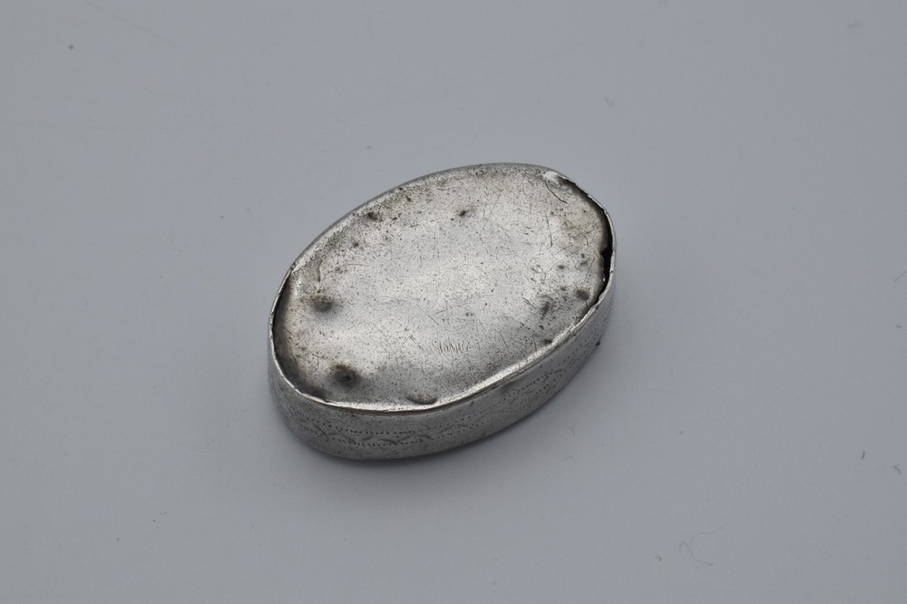 Georgian Sterling Silver Samuel Pemberton Pill Pot Patch Box 1816