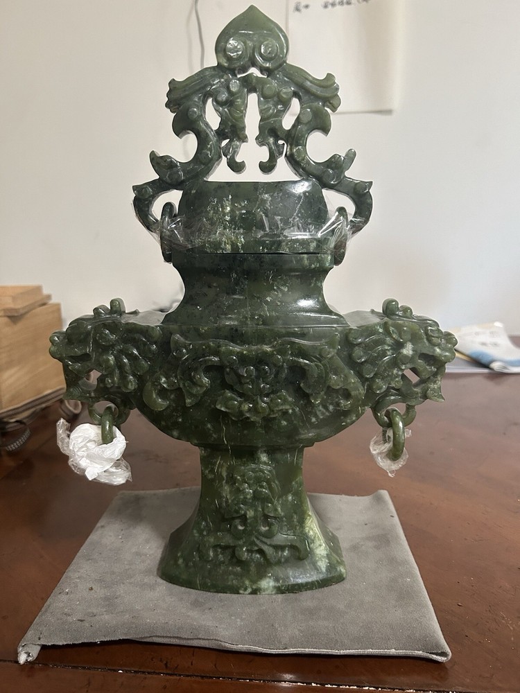 Green Jade Carved