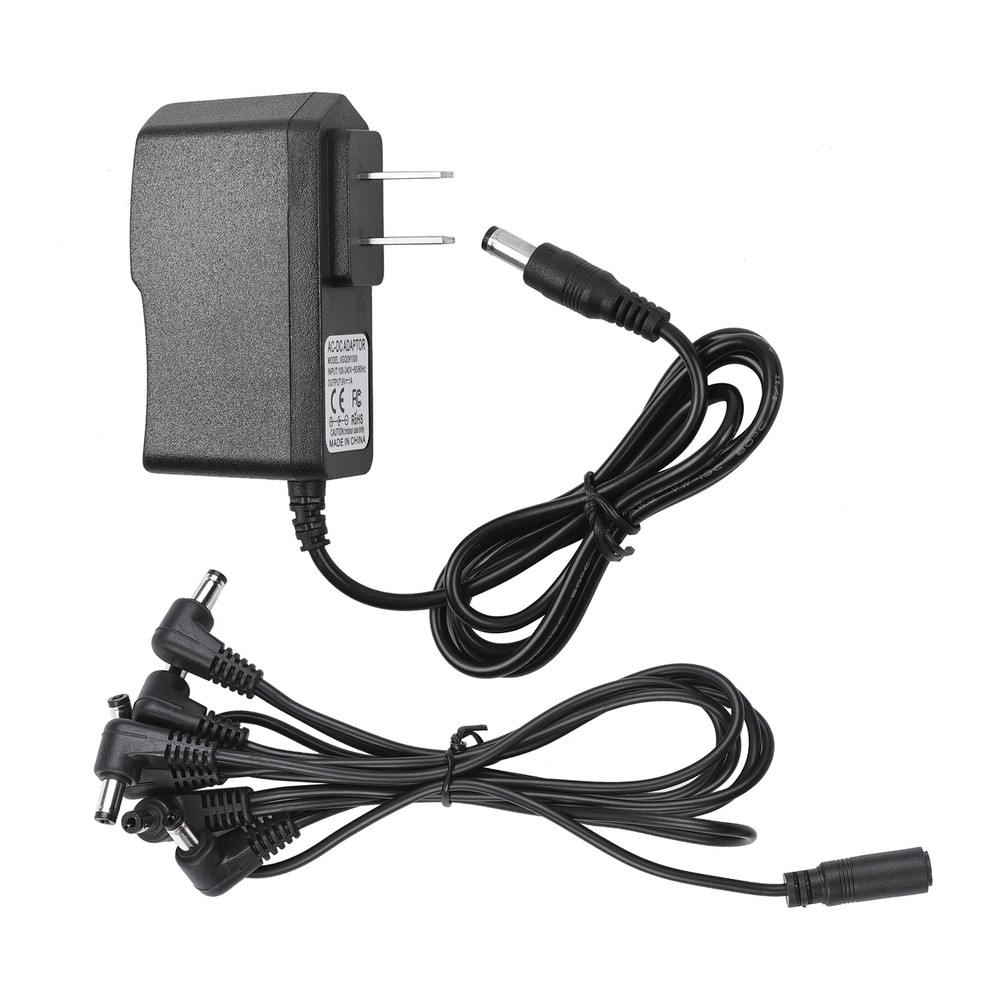 Guitar Effect Pedal Adapter with 6 Ways W5L3