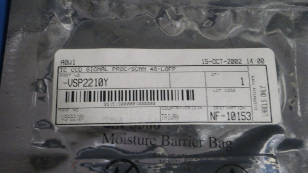 T.I. CCD SIGNAL PROCESSOR FOR DIGITAL CAMERA - VSP2210Y