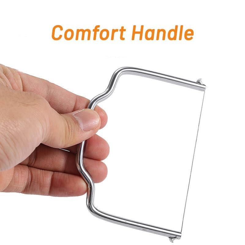 2 Pack Cheese Slicer - Effective Stainless Steel Medium, 2