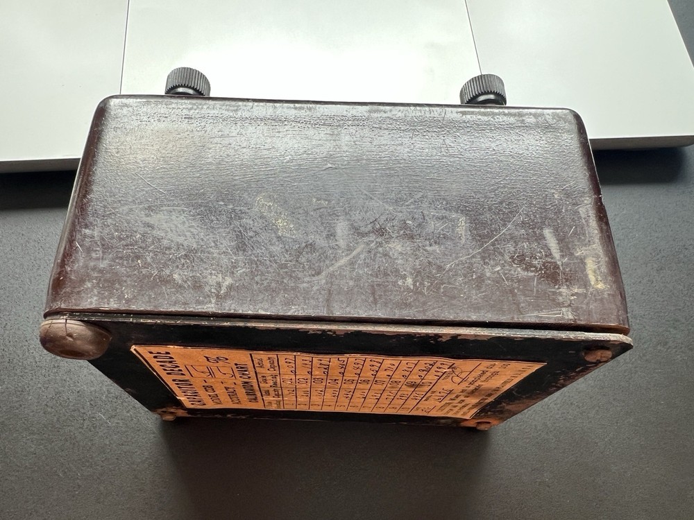 Bakelite Vintage CDE Cornell Dubilier Electronics CDB-5 Decade Capacitor