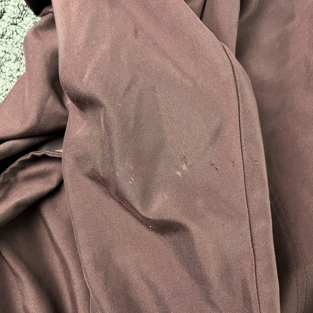 Zero Restriction Jacket Mens L Burgundy Red Windbreaker Golf Outerwear Pullover