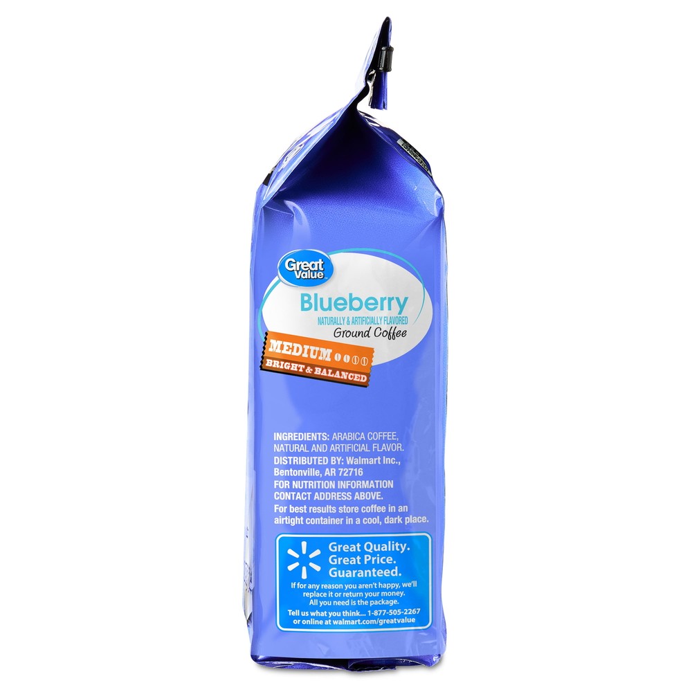 Blueberry Medium Roast Ground Coffee, 12 oz