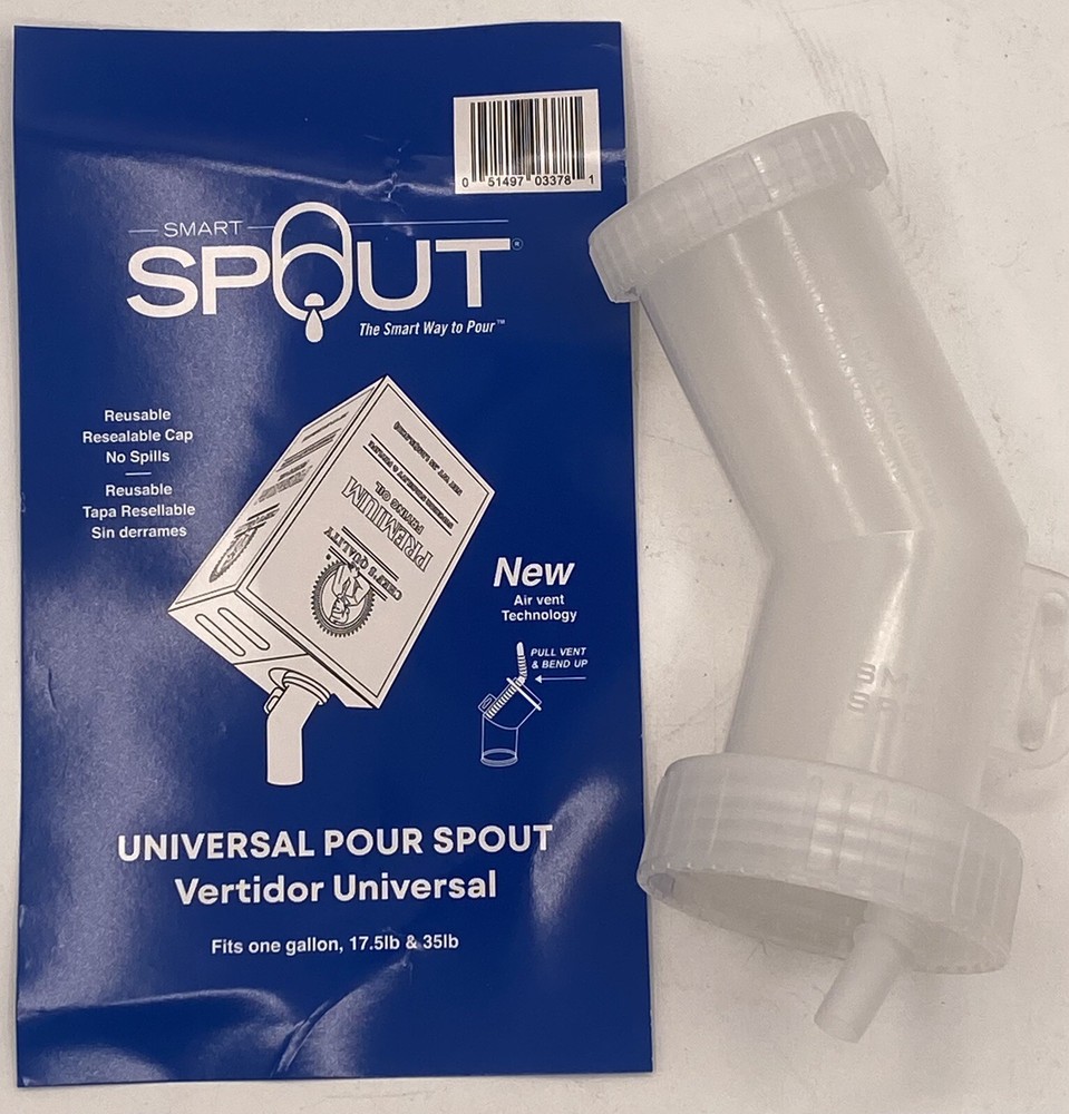 SMART SPOUT - SMRT1-CLR - BULK CONTAINER SPOUT - 2 PIECES