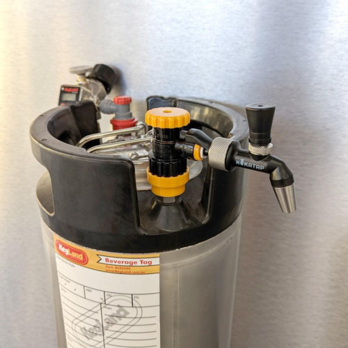 NukaTap Mini Beer Faucet Assembly Kit | Flow Control Ball Lock Quick Disconnect