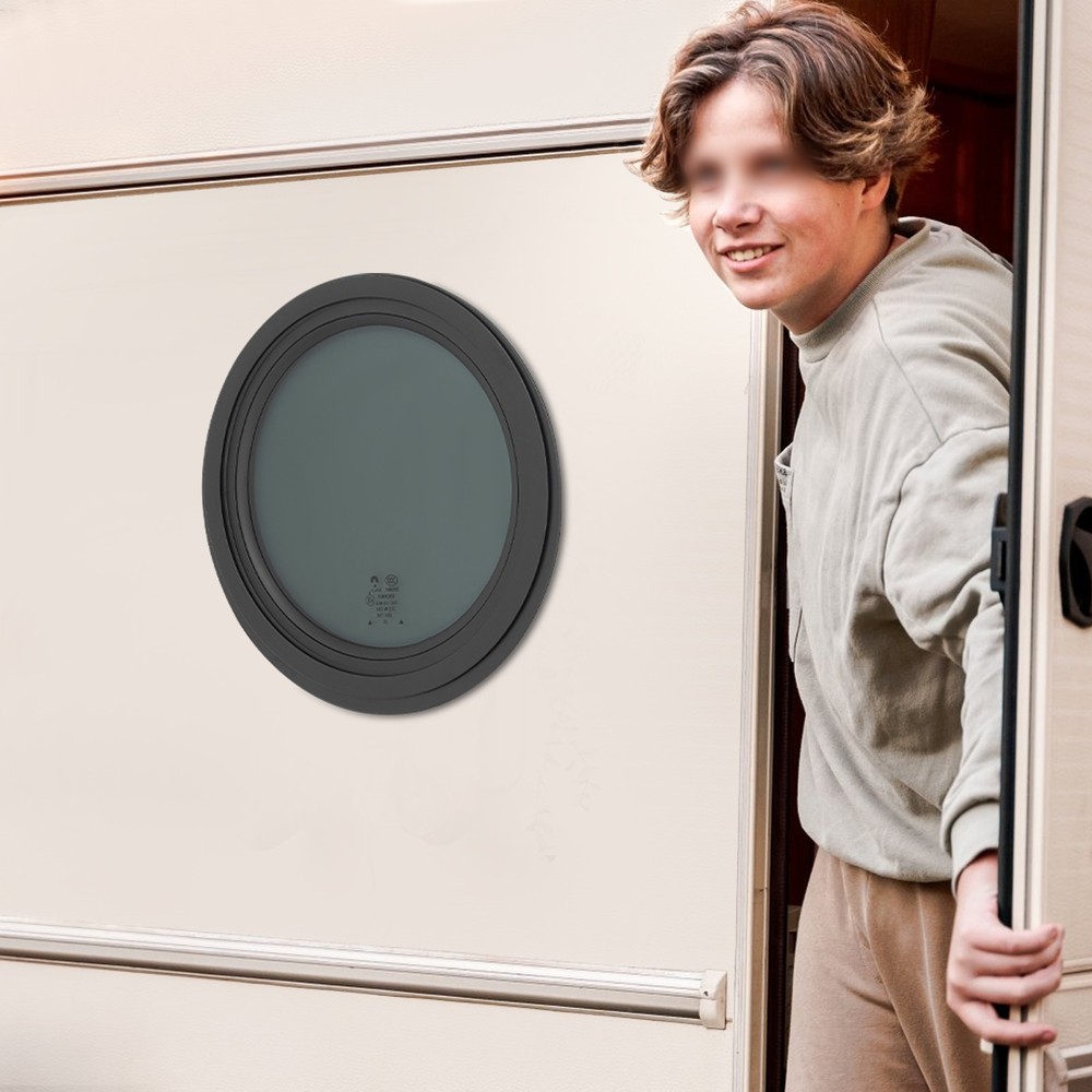12inch Round Fixed RV Window For RV Window, RV Window with Trim Ring