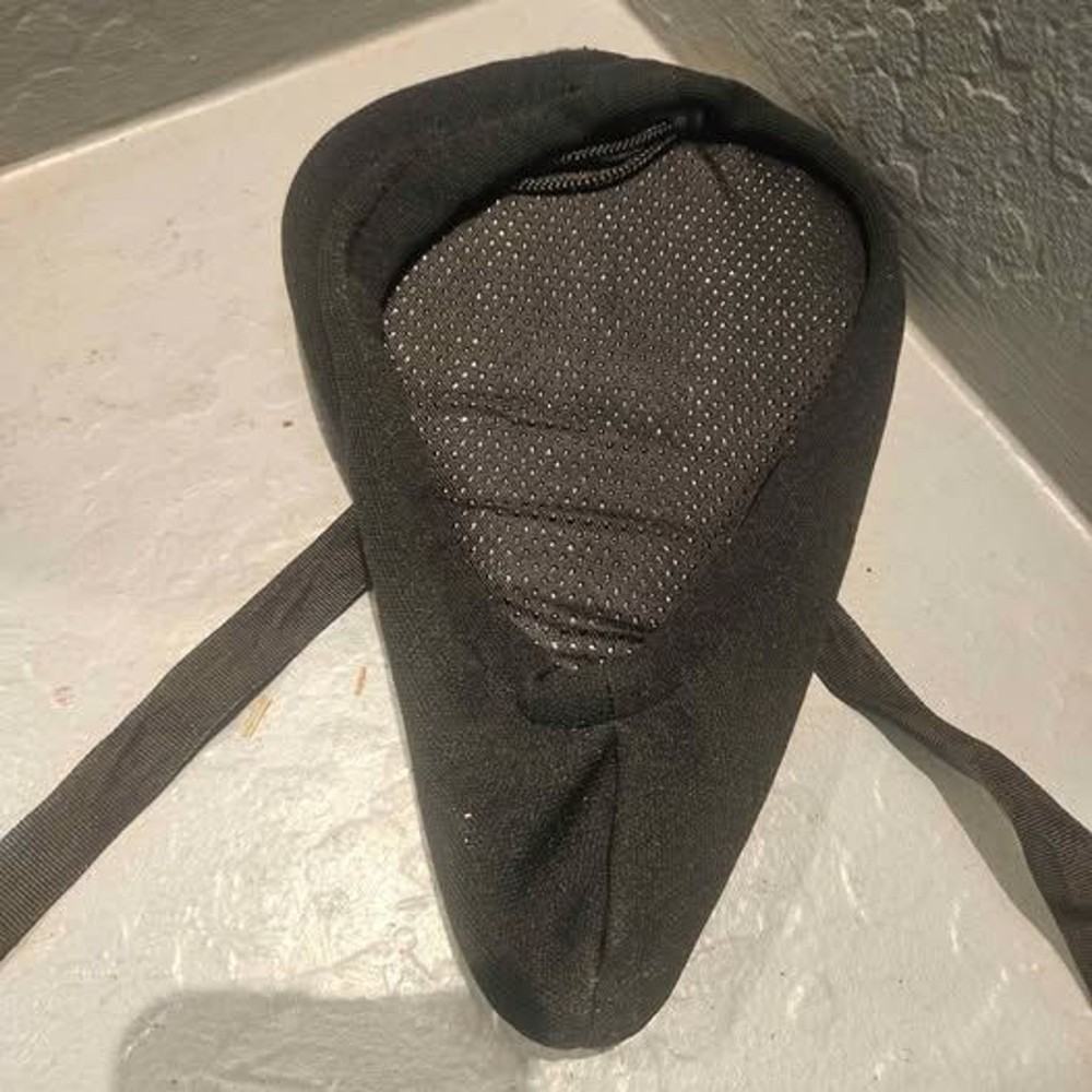 Spin Bicycle Padded Seat Cover with Straps