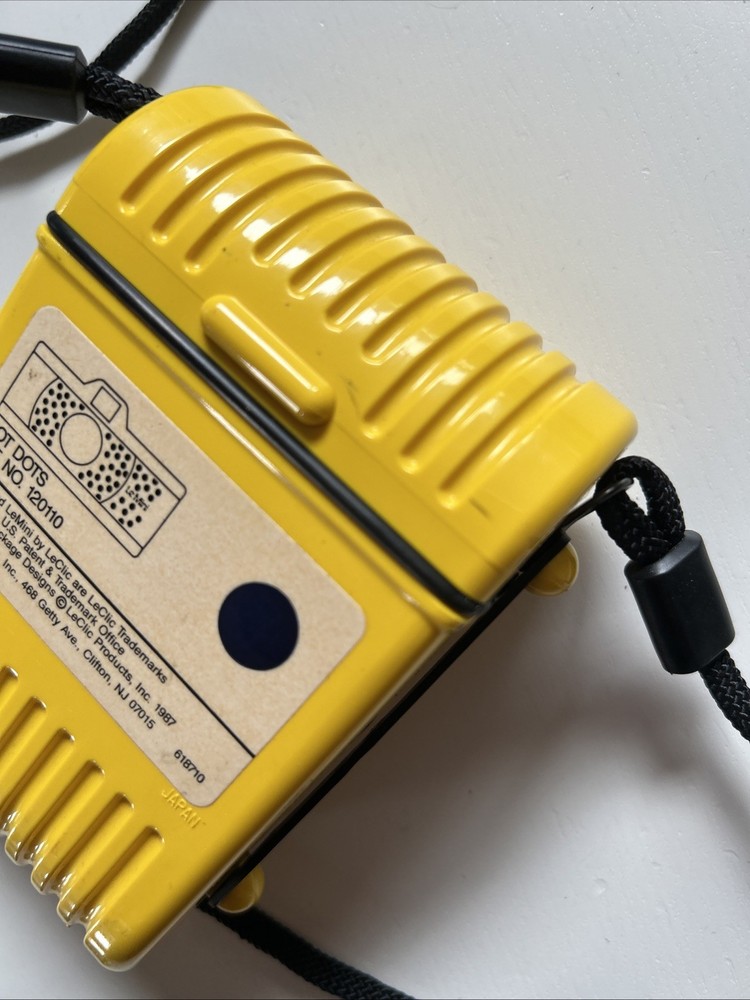Le Clic Camera Le Mini Yellow Plastic