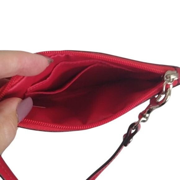 Coach Studded Liquid Gloss Small Wristlet