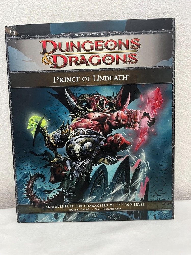 Dungeons and Dragons 4e E3 Prince of Undeath Module