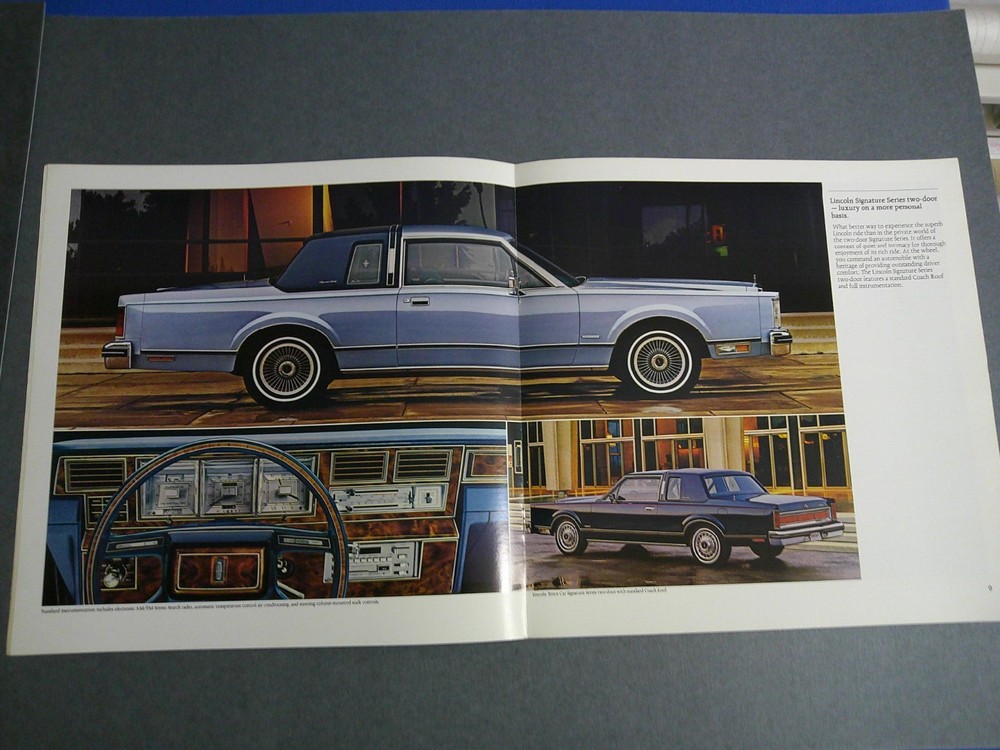 1981 Lincoln Sales Catalog