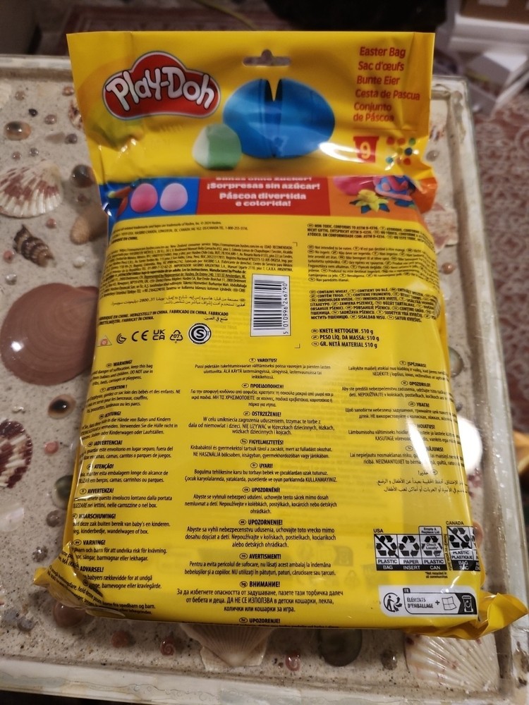 Play-Doh Easter Eggs Bag 9-Pack 9 Colors, Multiple Packs Available