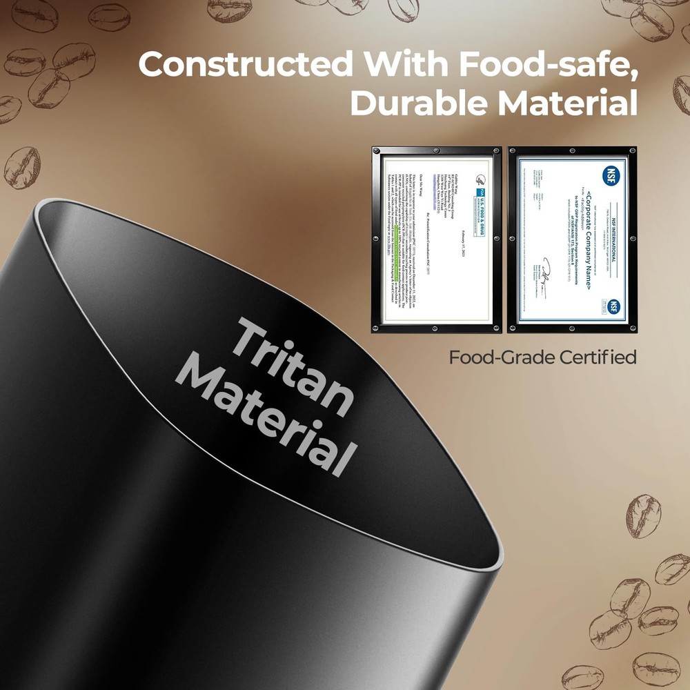 Subscale Digital Dosing Cup with LED Display - Sleek & 1g/0.1oz Precise Scale...