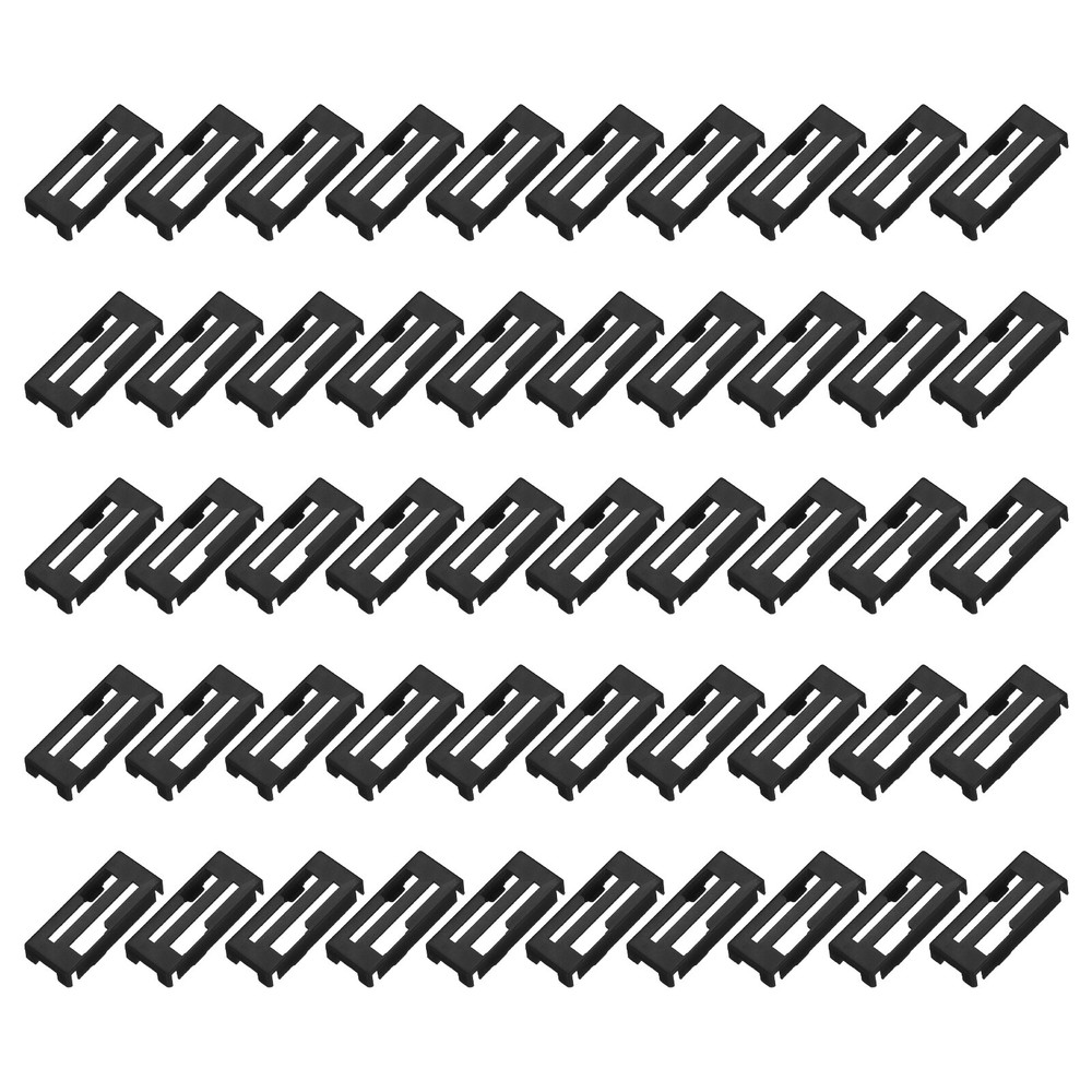 50 Pcs Servo Cable Clips Lock for RC Plane Boat Model Black
