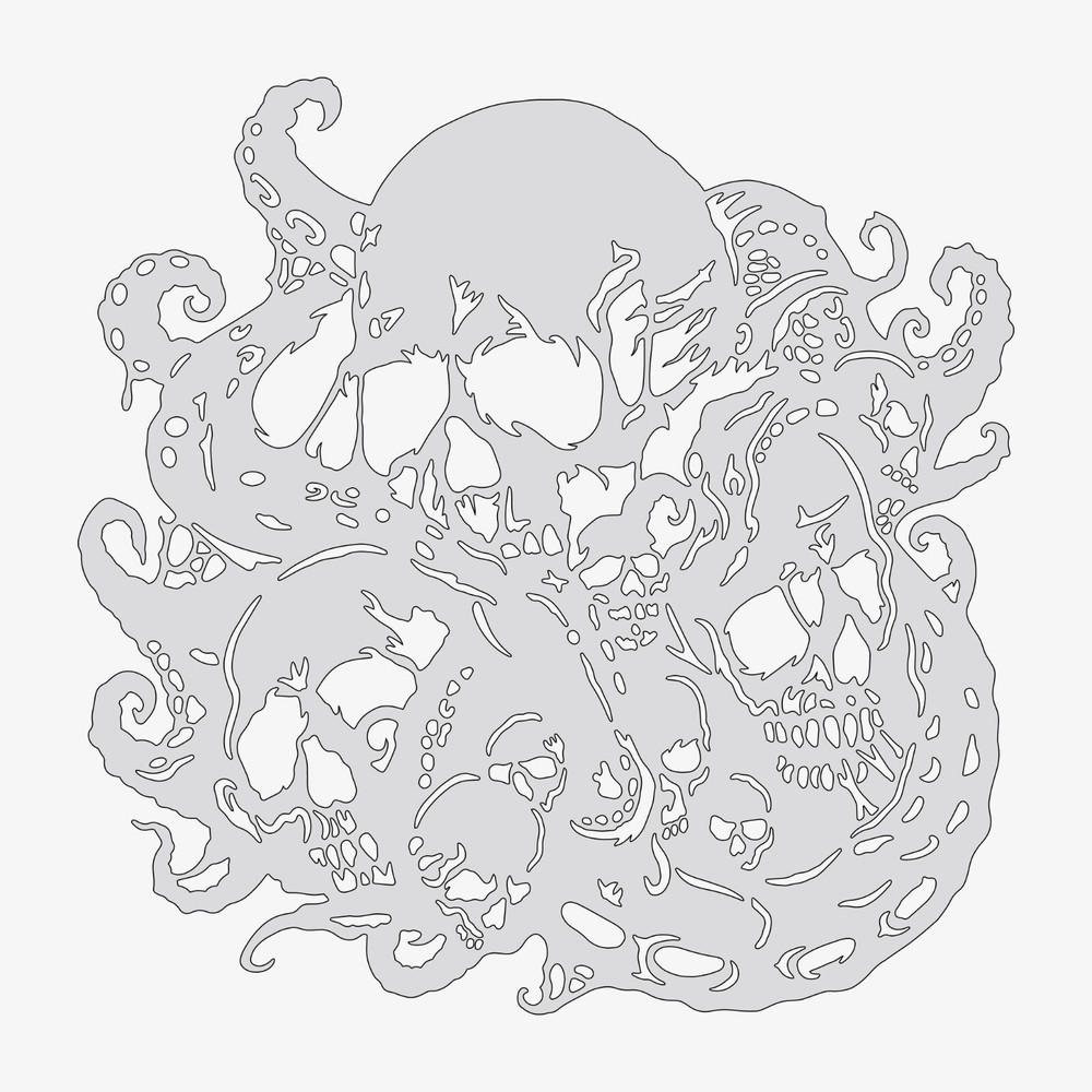 Horror From the Deep #2 - Reusable Airbrush Stencil Template