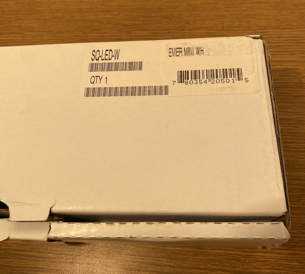 Part SQ-LED-W Mini LED Emergency Light