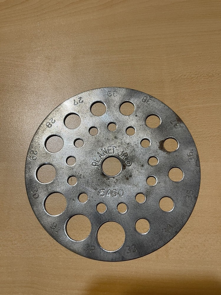 Planet Jr. #5460 Seed Plate 27-39