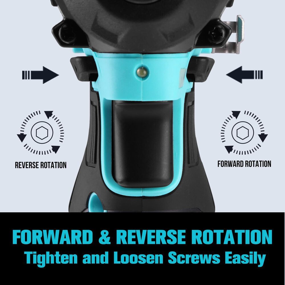 DURATECH 12V Cordless Impact Driver High Torque & Adjustable Speed Great Gift