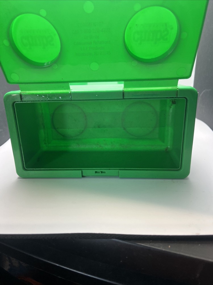 Vintage Chubs Baby Wipes Lego Stackable Storage Container Green