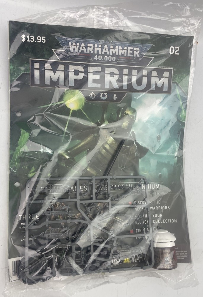 ⭐️ Games Workshop Warhammer 40K Imperium Magazine Issue 2 NEW w/ Miniatures ⭐️