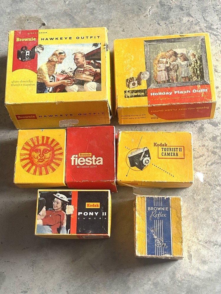 vintage Empty Box Lot (5)