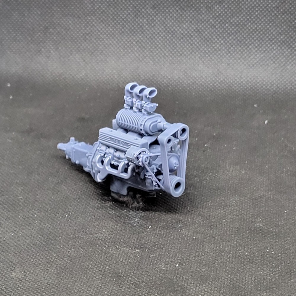 Blown Buick Nailhead model engine resin 3D printed 1:24-1:8 scale